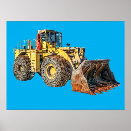 Poster zware machines (Voorkant)