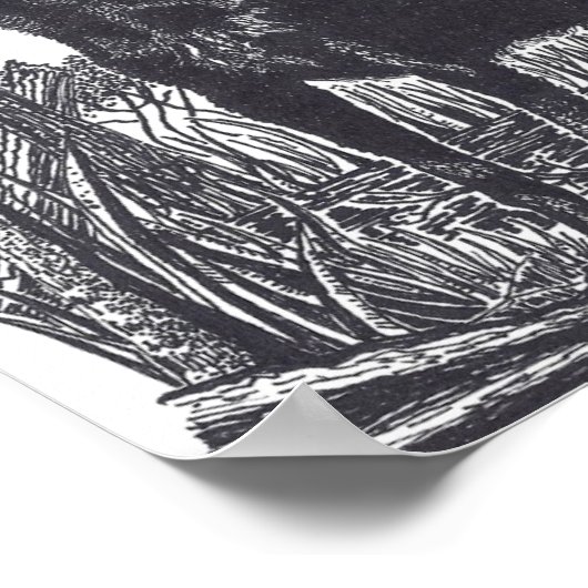 poster zwart lab (Hoek)