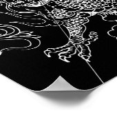 Poster zwart-wit (Hoek)