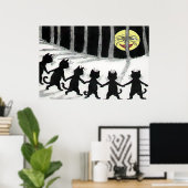 Poster zwart-wit (Thuiskantoor)