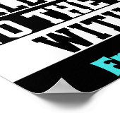 Poster zwart, wit en roze (Hoek)