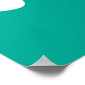 Poster zwarte vogel (Hoek)