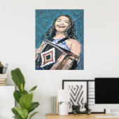 Poster Zydeco Rosie (Bureau à domicile)