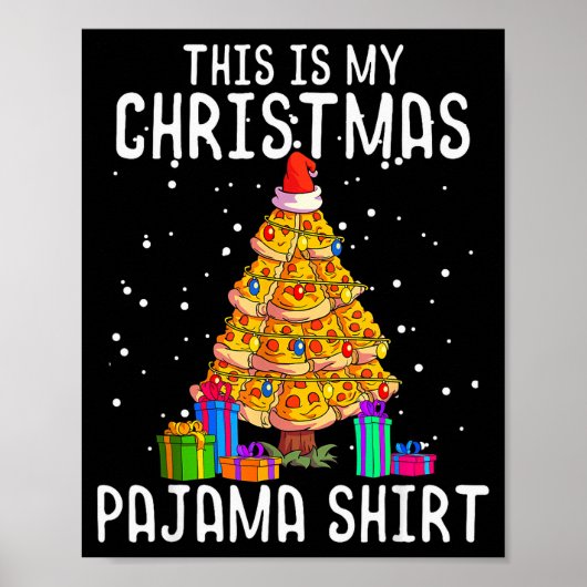 Poster Zza Christmas Tree Shirt Men Kids Zza Lover Gift X (Devant)