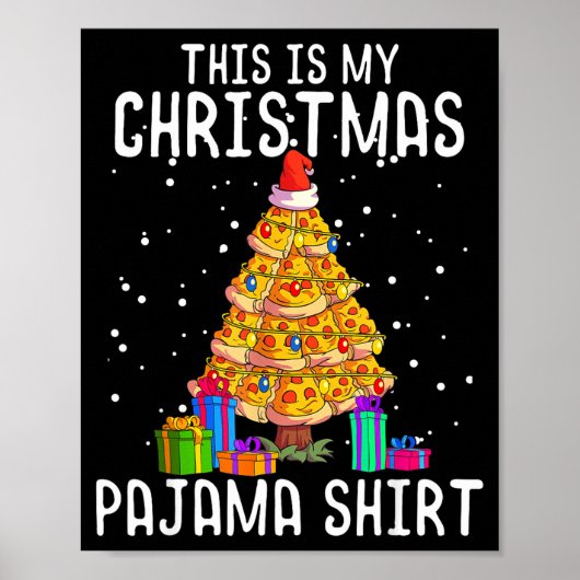 Poster Zza Christmas Tree Shirt Men Kids Zza Lover Gift X (Devant)