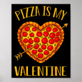 Poster Zza Is My Valentine Funny Valentines Day Boys Gi (Devant)