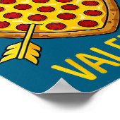 Poster Zza Is My Valentine Funny Valentines Day Boys Girl (Coin)