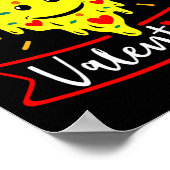 Poster Zza Is My Valentine Funny Valentines Day Quote  (Coin)