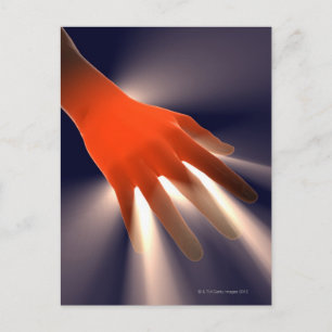 Posterior Uitzicht of Right Hand. Briefkaart