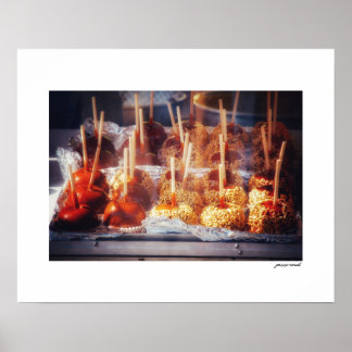 Posterprint met karamelappels van de county fair poster