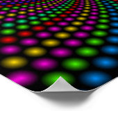 Posters à pointes arc-en-ciel (Coin)