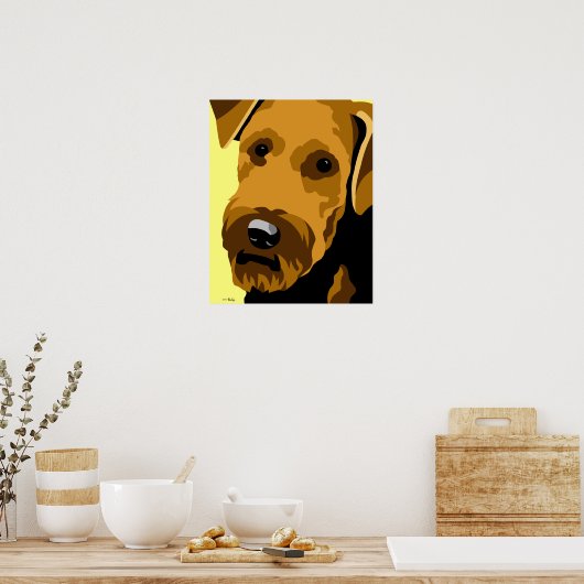 Posters Airedale Terrier (Cuisine)