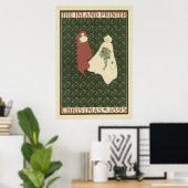 Posters Art Nouveau - Poster de Noël (Bureau à domicile)