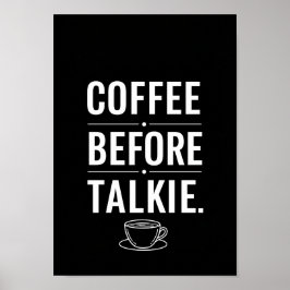 Posters Black and White Funny Quote Print