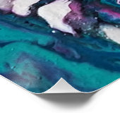 Posters brillant - Art Abstrait -Décoration murale (Coin)
