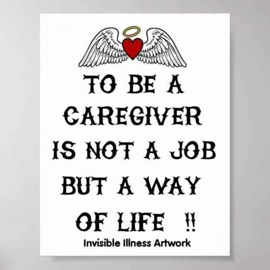 POSTERS...CAREGIVER POSTER (Voorkant)