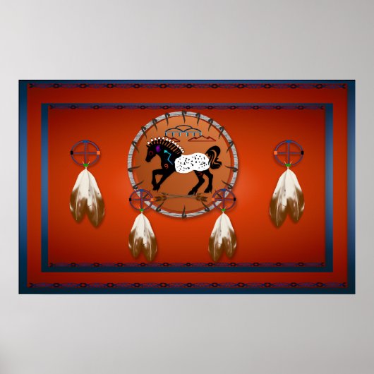 Posters Cheval n Flèches (Devant)