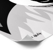 Posters Collie Bordure (Coin)