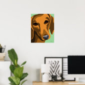 Posters Dachshund (Bureau à domicile)