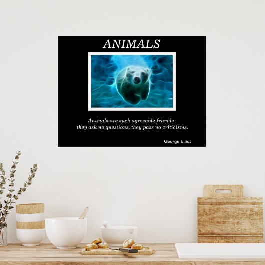 Posters d'animaux 32 (Cuisine)