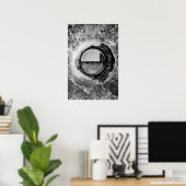 Posters d'art "Aqua Orb Grey" (Bureau à domicile)