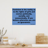 Posters d'art féministe par Debbie Davidsohn - Cad (Cuisine)