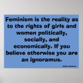 Posters d'art féministe par Debbie Davidsohn - Cad (Devant)