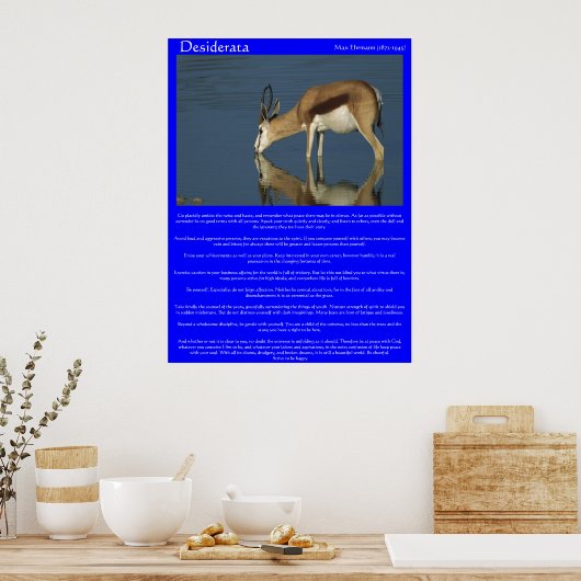 Posters de boisson Desiderata Antelope (Cuisine)