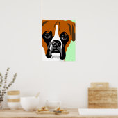 Posters de chiens de boxe (Cuisine)