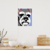 Posters de chiens Schnauzer miniatures (Cuisine)
