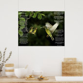Posters de Desiderata Hummingbird (Cuisine)