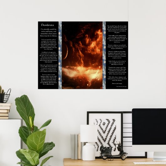 Posters de Desiderata Ocean Space (Bureau à domicile)