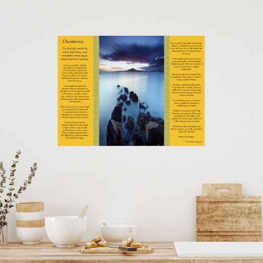 Posters de Desiderata Ocean Walkway (Cuisine)