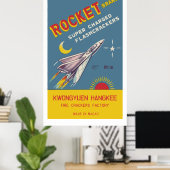 Posters de fusées (pirate informatique chinois Vin (Bureau à domicile)