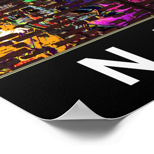 posters de graffiti à New York (Coin)