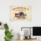 Posters de la petite aide de maman de Pekingese (Bureau à domicile)