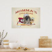 Posters de la petite aide de maman de Pekingese (Cuisine)