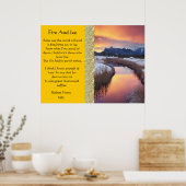 Posters de la rivière Froide Feu et glace (Cuisine)