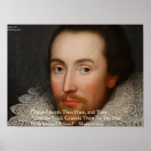 Posters de la sagesse de Shakespeare "amis" (Devant)