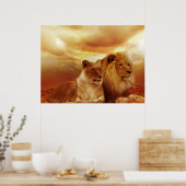 Posters de Paire de Lion (Cuisine)