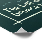 Posters de ping-pong : 1001 Escuses (Coin)