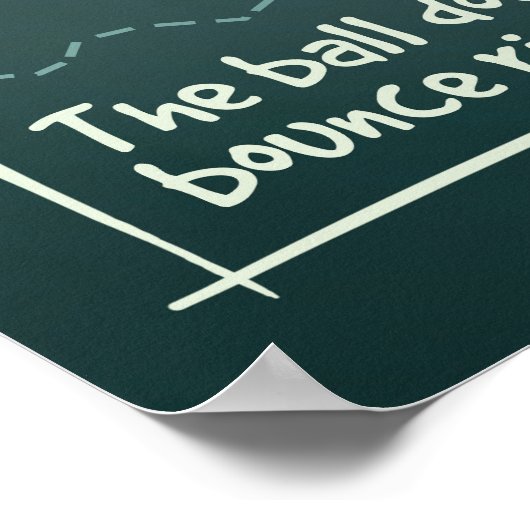 Posters de ping-pong : 1001 Escuses (Coin)