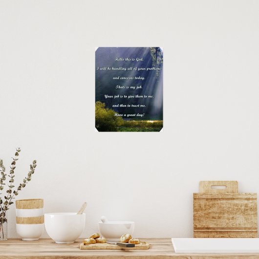 Posters de prière chrétienne (Cuisine)