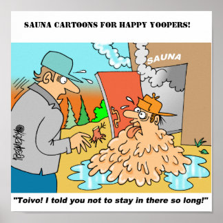 Posters de sauna avec toivo & Eino