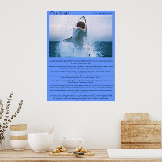 Posters de saut de requin Desiderata (Cuisine)