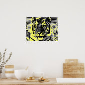 Posters de tigres de style pop art (Cuisine)