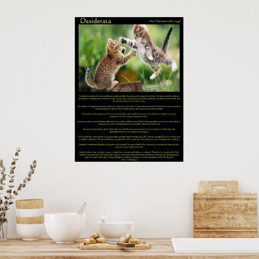 Posters Desiderata (Cuisine)