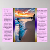 Posters Desiderata Blue Ocean (Devant)