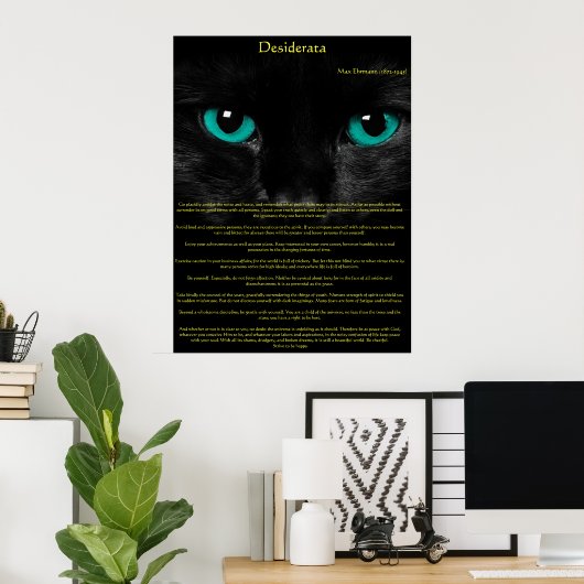 Posters Desiderata Cat Eyes (Bureau à domicile)