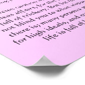 Posters Desiderata Petites chutes d'eau (Coin)